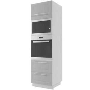 Kuchynská skrinka Emporium D14RU/2M 286 light grey stone/biela vyobraziť