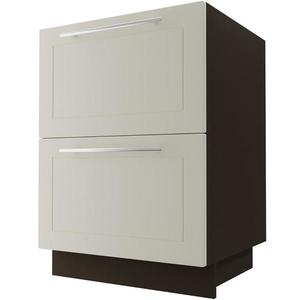 Kuchynská skrinka D2M/60 Quantum vanilla mat/lava vyobraziť