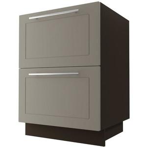 Kuchynská skrinka D2E/60/1E Quantum beige mat/lava vyobraziť