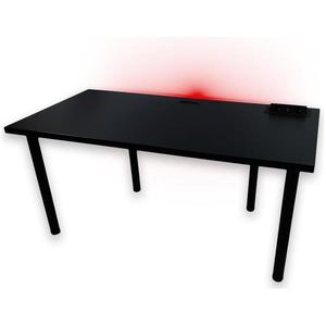 Písací Stôl Pre Hráča 160x80x36 Model 3 čierna Top vyobraziť