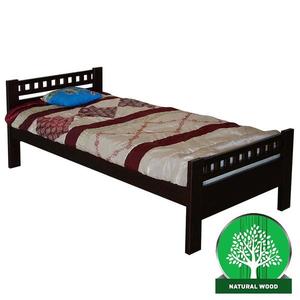Posteľ Milena 90x200 jelša/wenge vyobraziť