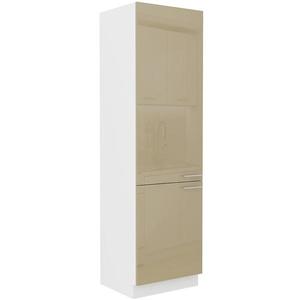 Kuchynská skrinka Lara 60dk-210 2f Bb Mdf Cappucino lesk vyobraziť