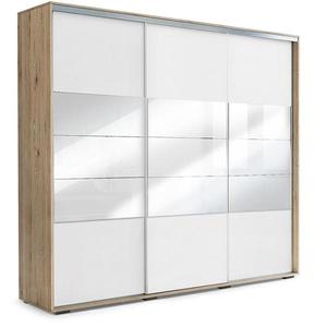 Skriňa Milena A26 250 Zrkadlo Craft Zlatá /Biely vyobraziť