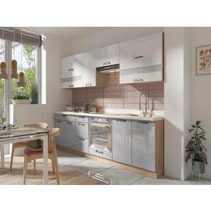 Kuchynská linka Favorit 260 C Plus s pracovná doska Latte/White vyobraziť