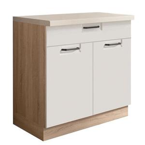 Skrinka do kuchyne Favorit 6d Sonoma/White vyobraziť