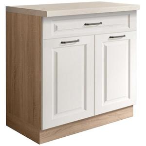 Kuchynská skrinka Smart 6D Sonoma/biely Mat vyobraziť