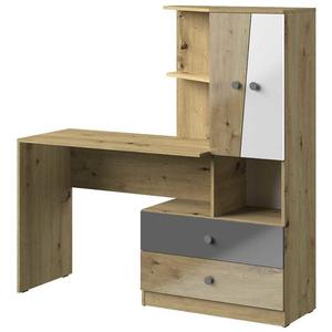Písací stôl Nero 11 150 – Šedá Lesk vyobraziť