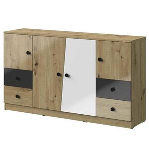 Komoda Nero 06 160 – Čierna Lesk vyobraziť