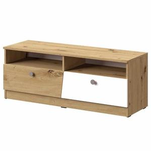 TV stolík Nero 08 dve zásuvky – Šedá Mat vyobraziť