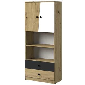 Regál Nero 04 80 – Čierna Mat vyobraziť