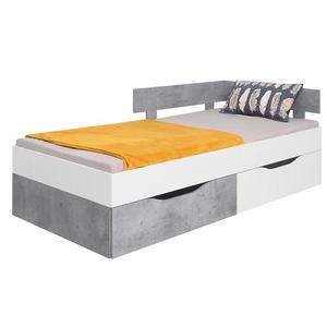 Posteľ Sigma Si15 Biely Lux/betón vyobraziť