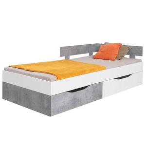 Posteľ Sigma Si16 Biely Lux/betón vyobraziť