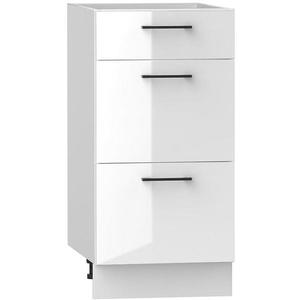 Kuchynská skrinka Oscar D40s/3 biely lesk/biela vyobraziť