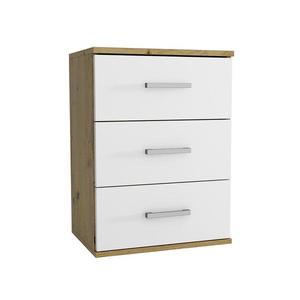 Nočný stolík Goda III 3S artisan/biely vyobraziť