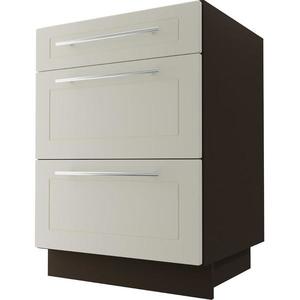 Kuchynská skrinka D3M/60 Quantum vanilla mat/lava vyobraziť