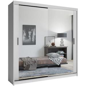 Skriňa Lux 203 Biely + 2 x Zrkadlo vyobraziť