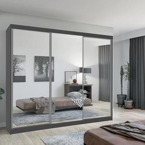 Skriňa Lux 250 Šedá + 3 x Zrkadlo vyobraziť