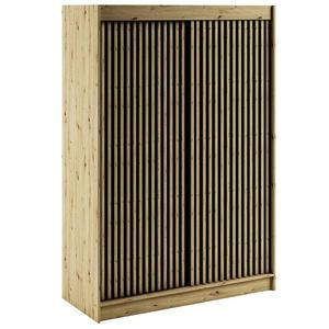 Skriňa Lamelo 1 150 Dub Artisan/čierna vyobraziť