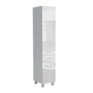 Kuchynská skrinka Lucjan 60DK 2F 2100 LUX biela vyobraziť