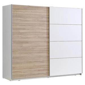 Skriňa Java 200 dub bianco/biely vyobraziť