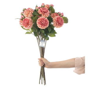 Umelé kvety v súprave 10 ks (výška 62 cm) Dahlia – Restilo vyobraziť
