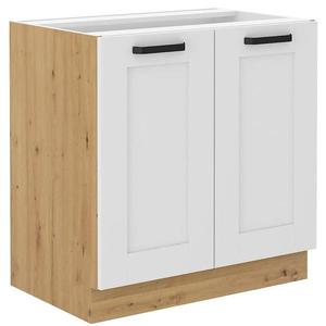 Kuchynská skrinka LUNA biely mat/artisan 80d 2f bb vyobraziť