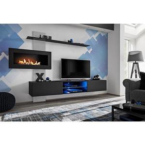 Obývacia stena Flame B + biokrb vyobraziť