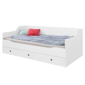 Posteľ Bergen be13 biely Lux/biely lesk vyobraziť