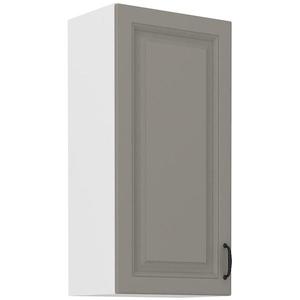 Kuchynská skrinka Stilo claygrey/biely 45g/90 1f vyobraziť