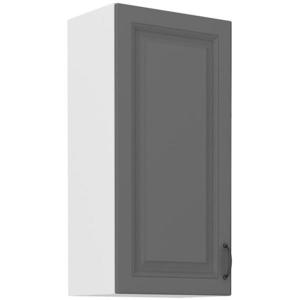 Kuchynská skrinka Stilo dustgrey/biely 45g/90 1f vyobraziť