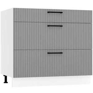 Skrinka do kuchyne Kate d90pc s/3 šedá mat vyobraziť