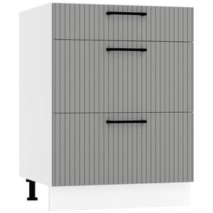 Skrinka do kuchyne Kate d60s/3 šedá mat vyobraziť