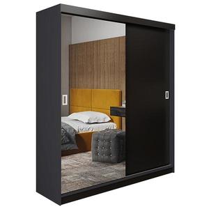 Skriňa Retro 138 1L grafit/ Dvierka čierna vyobraziť