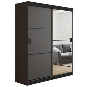 Skriňa Retro 138 2L grafit/ Dvierka grafit vyobraziť