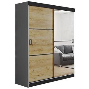 Skriňa Retro 138 2L grafit/ Dvierka craft vyobraziť