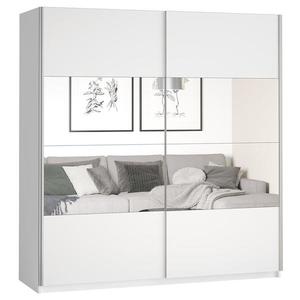 Skriňa 2d posuvné so zrkadlom 221 Beta 58 biela vyobraziť