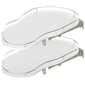 Zásuvka Optima 800/450 ľavá chróm/biela vyobraziť