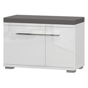Skrinka na topánky Piano K2 lakovaná biely lesk vyobraziť