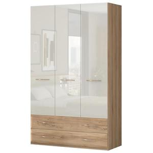 Skriňa 3d2s Gala lakované p32/gl pacific walnut/beige vyobraziť