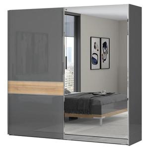 Skriňa 2d Onyx so zrkadlom pk231-og/on lakované pacific walnut/a vyobraziť