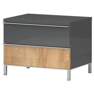 Nočný stolík Onyx ns2/on lakované pacific walnut/anthracit vyobraziť