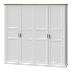 Skriňa 4d Tara p4/ta white/pacific walnut vyobraziť