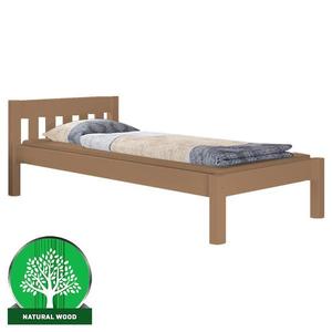 Posteľ Pino 90x200 borovica morená dub vyobraziť