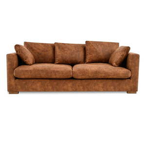 Koňakovohnedá pohovka 220 cm Comfy – Scandic vyobraziť
