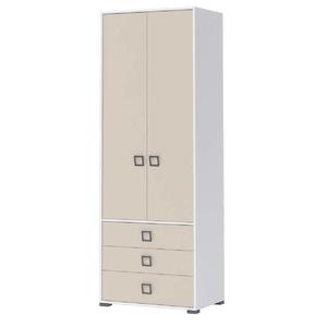 Skriňa 2D3S Kiki P23-BE/KI-01 white/sand vyobraziť