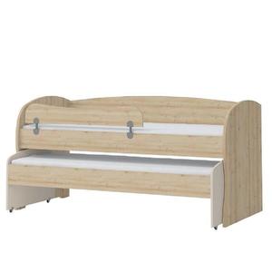Posteľ Kiki KRD1-BK/KI-01 beech/sand vyobraziť
