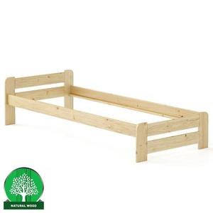 Posteľ borovica LK099–90x200 surová vyobraziť