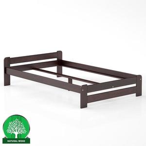 Posteľ borovica LK099–140x200 orech vyobraziť