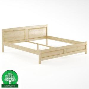 Posteľ borovica LK104–200x200 surová vyobraziť