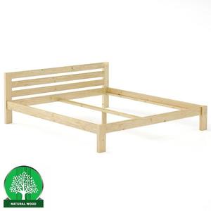 Posteľ borovica LK105–200x200 surová vyobraziť